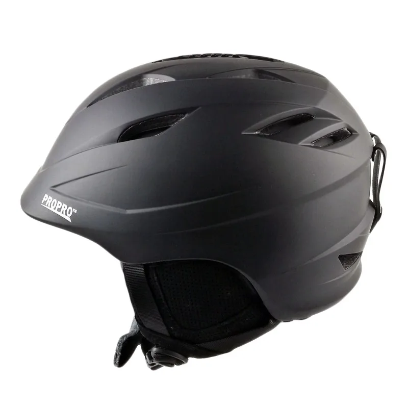 

PROPRO Black Skiing Helmet Adult Male Female Ladies Snow Outdoor Sports Man Women Helmets Ultralight Integrally Molded