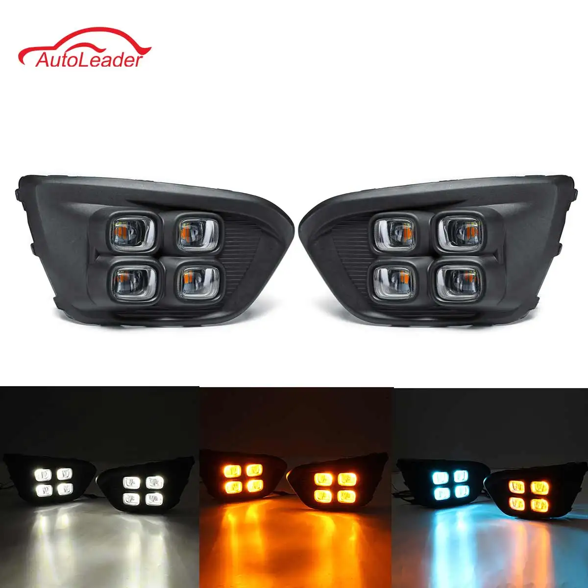 

Pair 12V Car Light LED Day Lamp For KIA KX Cross 2018 Highlight Auto Driving Daytime Running Lights Car-styling DRL Accessories