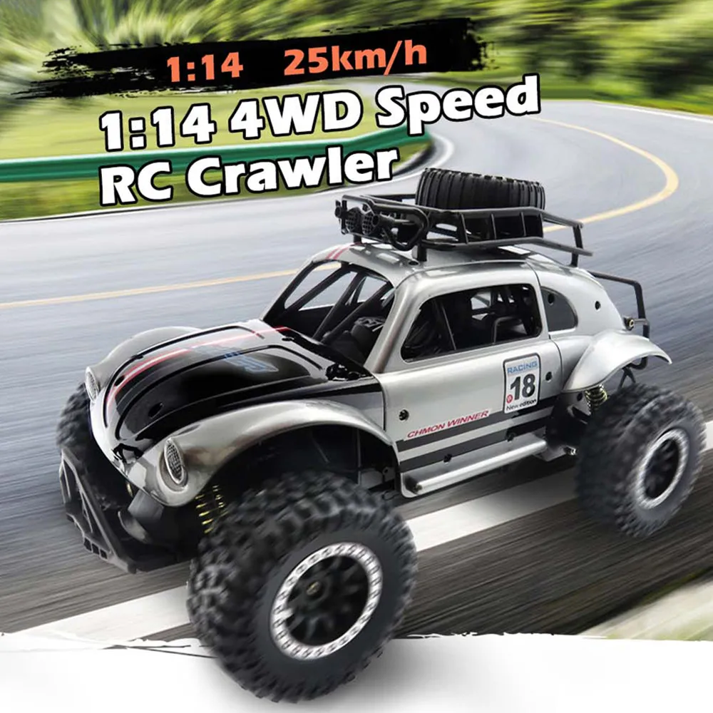 Flytec Speed RC Cars Toys 1:14 2.4GHz 25km/H Independent Suspension Spring Off Road Vehicle Crawler Car Kid |