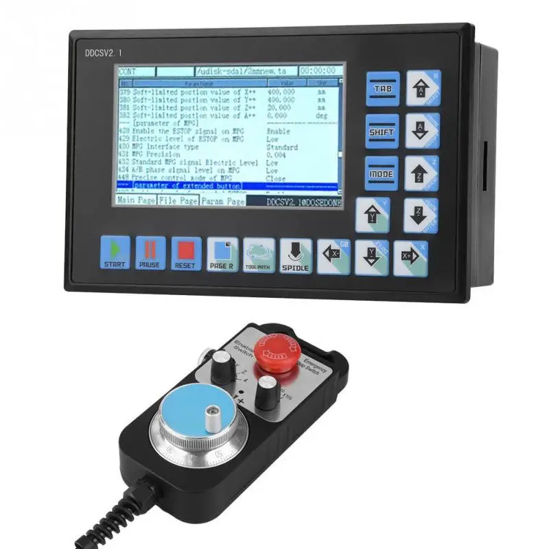 4 оси DDCSV2.1 USB CNC система Автономный контроллер гравировальные машины с маховиком