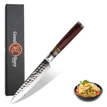 5 дюймов Универсальный нож японский VG10 Стальные Кухонные ножи дамасский нож шеф-повара японский дамасский стальной кухонный нож инструмент для барбекю