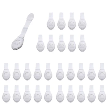 

30 PCS Window Door Stopper child lock Drawer refrigerator Lock bendy protection on windows door drawer security baby safe