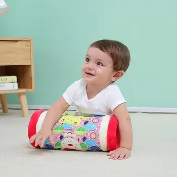 

Cat Lion Bear Stripe Safety Mirror Baby Multifunction Auxiliary Learning To Crawl Roller Toddler Puzzle Fitness Climb Toy
