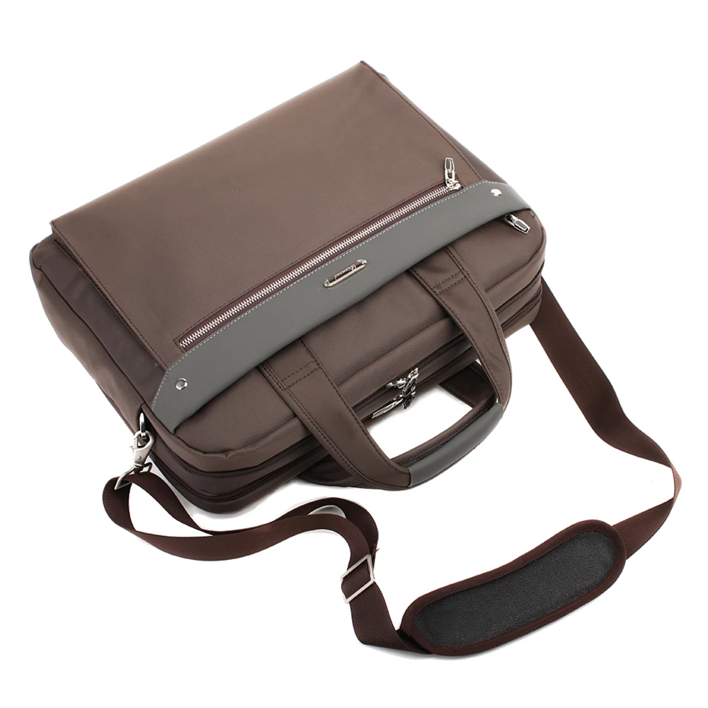 Fashion Large Capacity Men Single Shoulder Office Bags For Business Men's Briefcase Brand 15 16 17 Inch Male Laptop Mens Bag