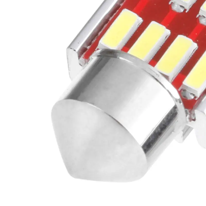 10 шт. 36 мм 12 В 3 Вт 6500K 260LM 4014 SMD белый фестон купол светодиодный светильник для