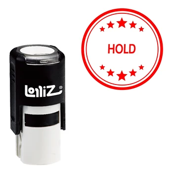 

LolliZ Hold Round Office Stars One Line Self-Inking Stamp