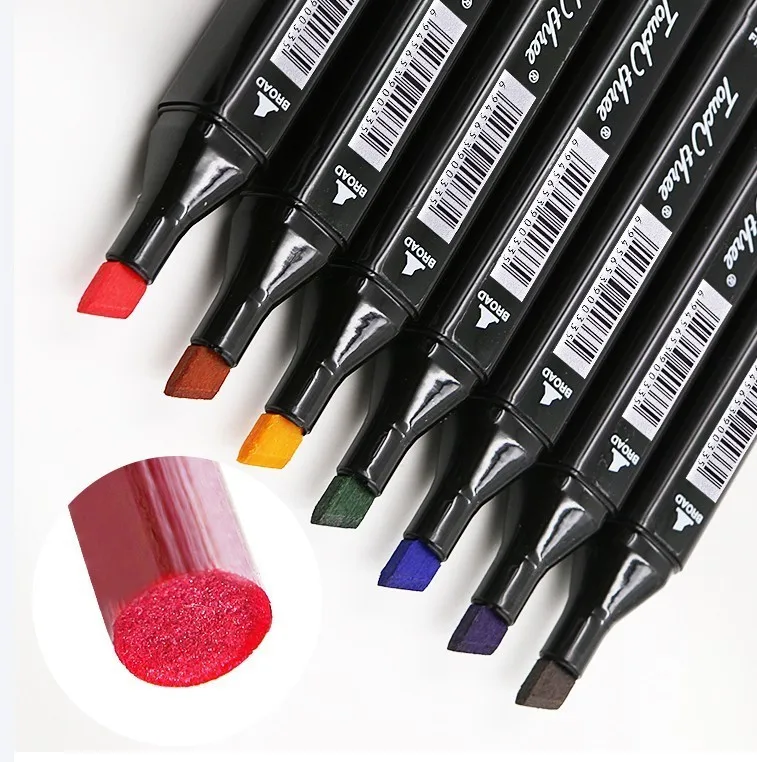 

168 colors Double-head Student Comic Painting Touch Quality Goods Oiliness Pen Colour art supplies marker