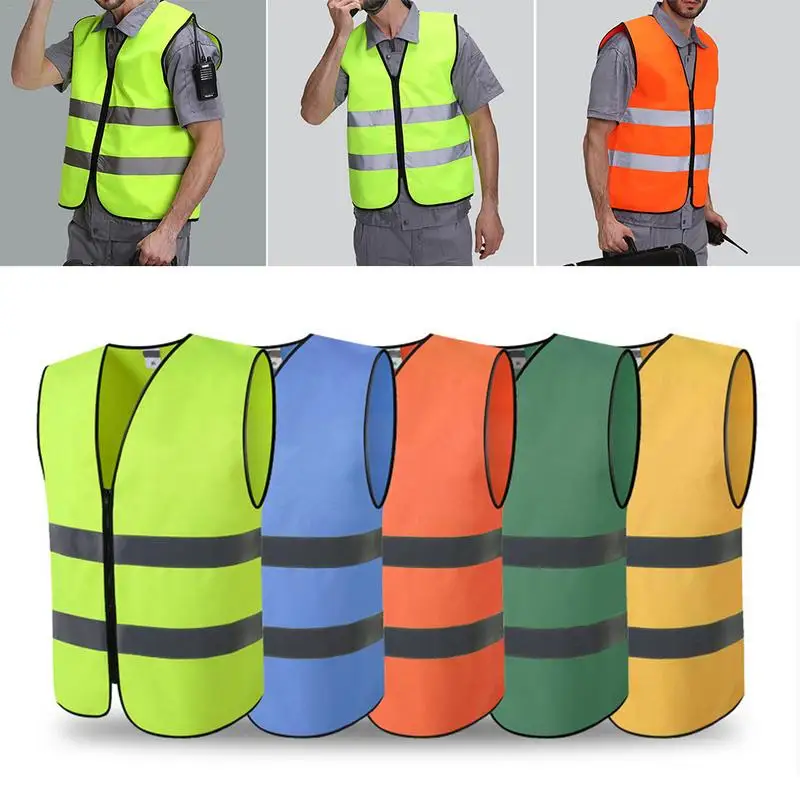 

Reflective Vest High Visibility Day Night Running Cycle Warning Child Safety Vest Security Waistcoat Workwear Provides