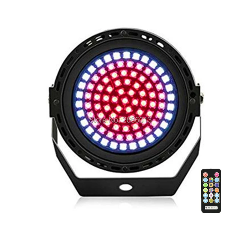 

With Remote Control 7 Colors 91 LED Strobe Light DJ Disco Sound Activated LED Projector Flash Light RGB Stage Lights Effect Lamp