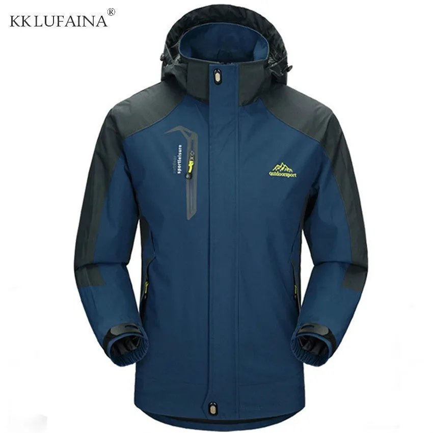 

Men's Waterproof Autumn Windbreaker Hooded Coats Sportswear Outdoors Hooded Brand UV protection Jackets Overcoat Sweatshirts 5XL