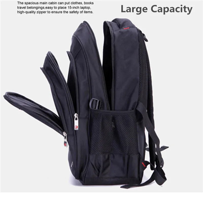 2018 Men's Business Nylon Backpacks 15 Inches Computer Back Packs Travel Students School Bags Notebook Laptop Rucksack Wholesale