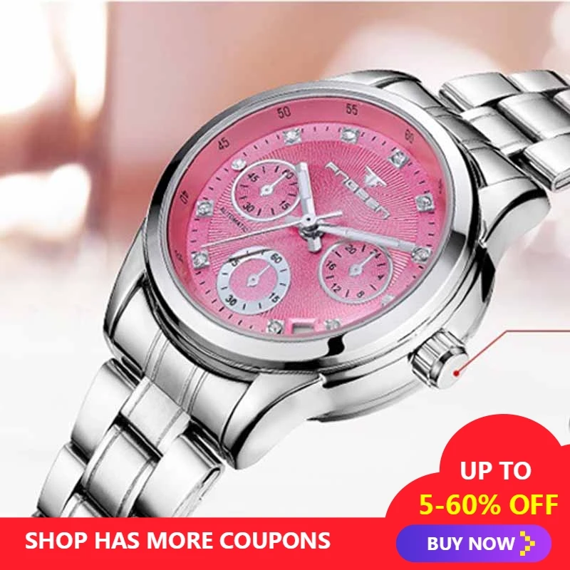

Fashion Womans' Watch Waterproof Women's clock Mechanical Watch ladies Wrist Watches Free Shipping Sale
