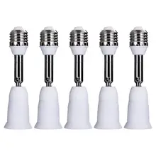 1 шт E27 Flexible Продлить Extension свет лампы базы с адаптером конвертер E27 держатель лампы гнездо адаптера для светодиодный лампы