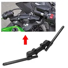 Зажимная переходная пластина и руль набор для Kawasaki Ninja 650R ER-6F 2006- CNC алюминиевый сплав