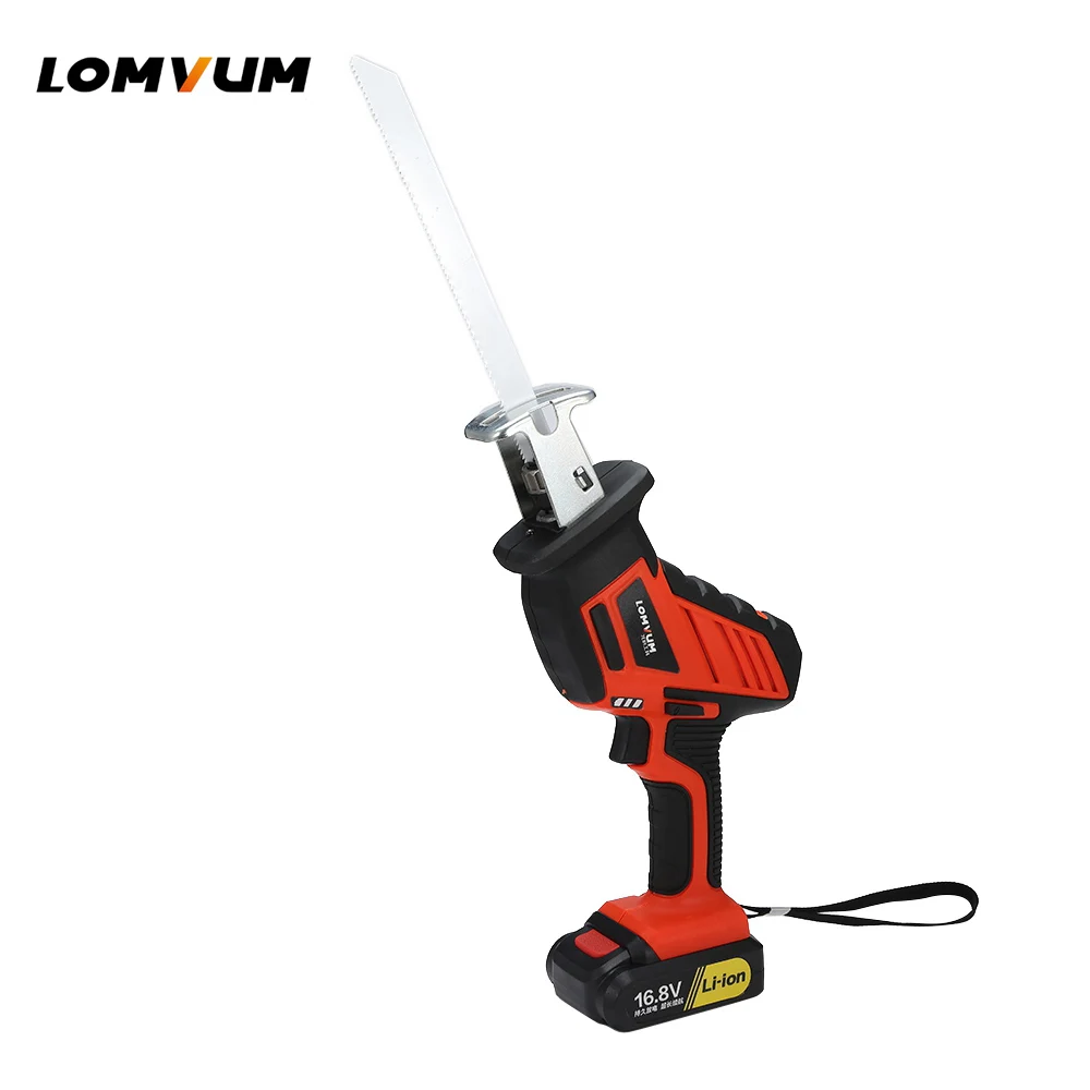 

Lomvum 16.8V Lithium-ion Battery Reciprocating Saw Multifunctional Electric Saw DIY Tool Professional Tools Safe Protection