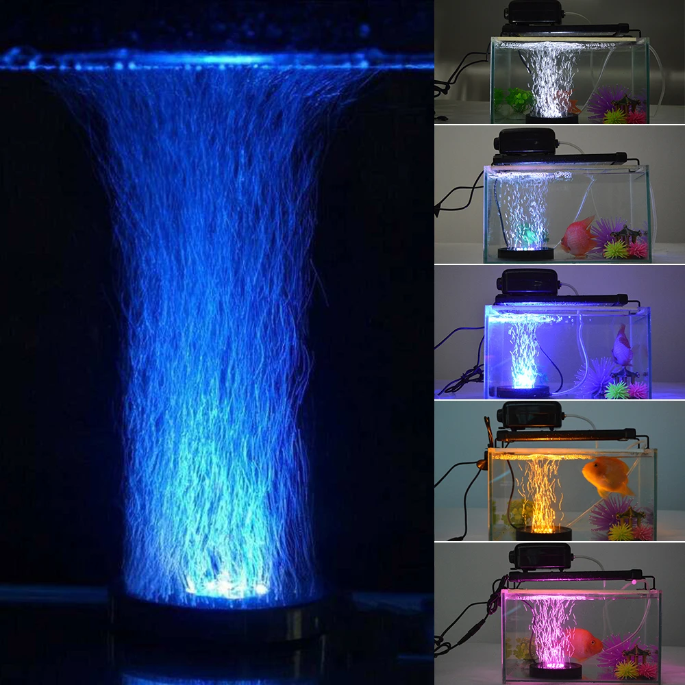 

Remote control RGB Fish Tank Lamp light LED