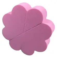 Лепесток порошок слоеного красоты макияж Губка Многокомпонентный плоский макияж губка вода Влажная и сухая двойного использования