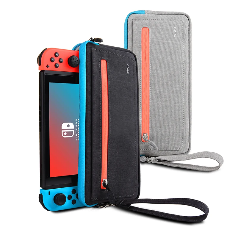 

Storage Bag for Nintendo Switch Durable Carrying Case Soft Shell Zipper Canvas case for Nintendo NS Switch Game Console
