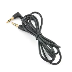 1 м позолота от мужчины до мужчины 3,5 мм джек AUX аудио кабель вспомогательный кабель