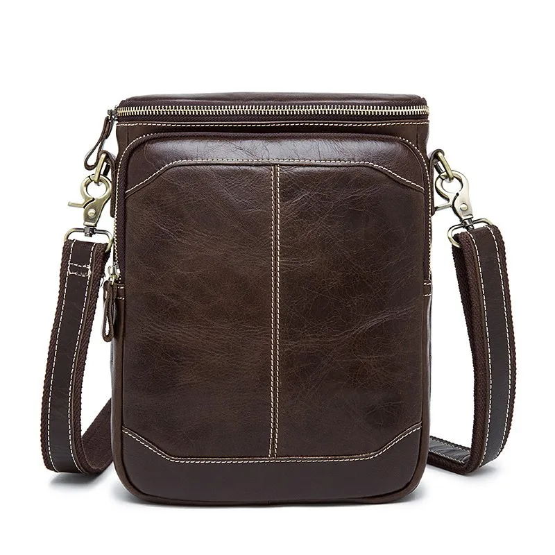 

Brand Busines Mans Bag Cow Leather Crossbody Bags For Man Ipad Set Bag Handbag Messenger Casual Shoulder Briefcase For Male