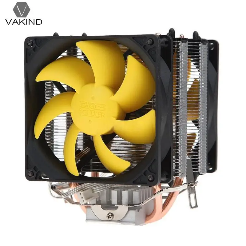 

S90D Double Copper Heatpipe CPU Cooler fan Radiator PC Silent Cooling Fan Heatsink Gaming Cooling System