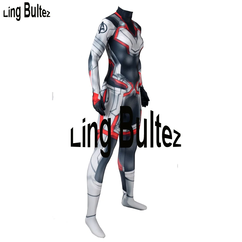 Ling Bultez High Quality Avengers Endgame Cosplay Costume End Game Quantum Realm Suit With Muscle Shade Quantum Realm Costume