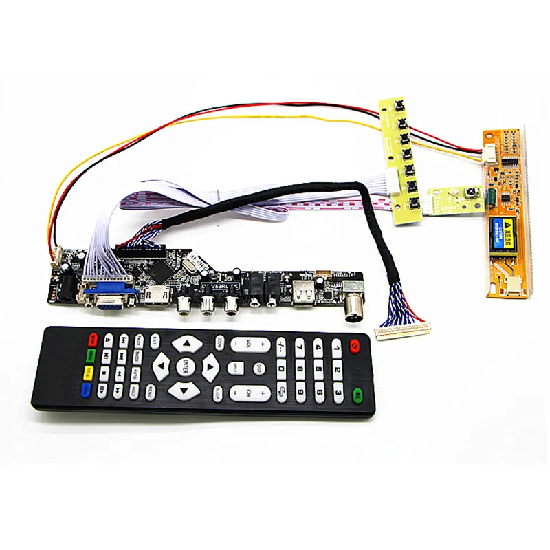 ТВ + HDMI VGA AV USB Аудио LCD плата драйвера 17 &quotLP171W01 LP171WP4 LP171WX2 LTN171WX2 1440*900 ЖК контроллера