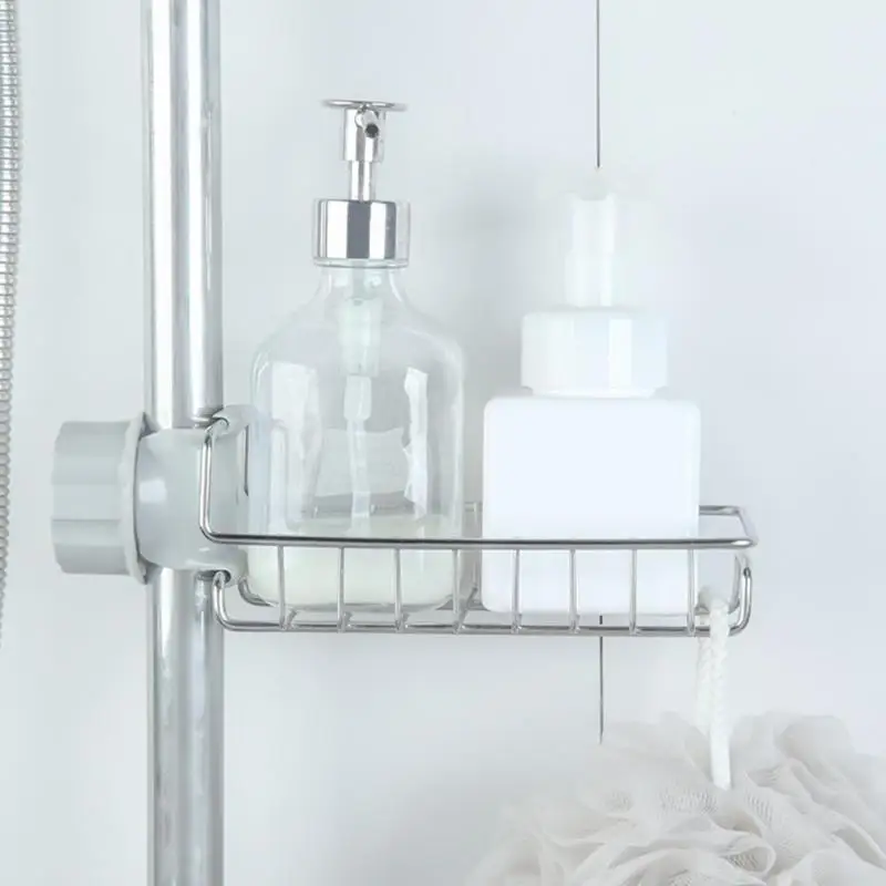 حوض الفولاذ المقاوم للصدأ الحنفية شنقا تخزين حامل صنبور التخزين رف الحمام المطبخ صنبور كليب الإسفنج الليفة كليب الرف