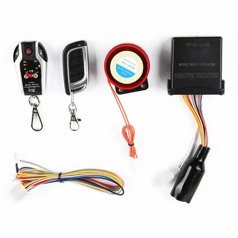 

Two Way Motorcycle Anti-theft Alarm Weatherproof Engine Moto Protection Universal Anti-theft Alarm Beautiful Appearance Sleek