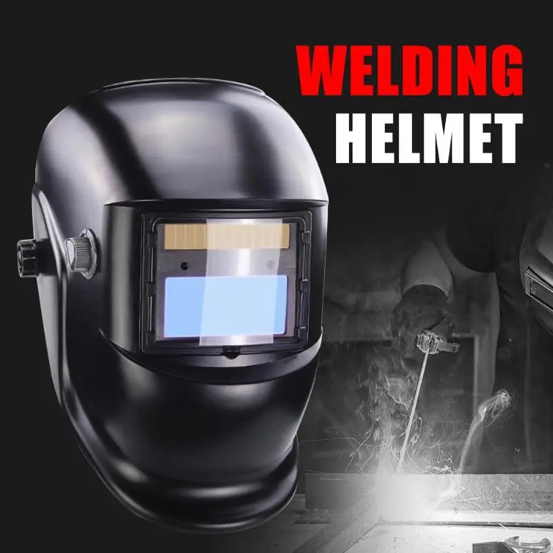 

Solar Auto Darkening Welding Helmet w/ Wide Shade Range 9-13 for TIG MIG MMA Automatic Welding Mask Shield Cap