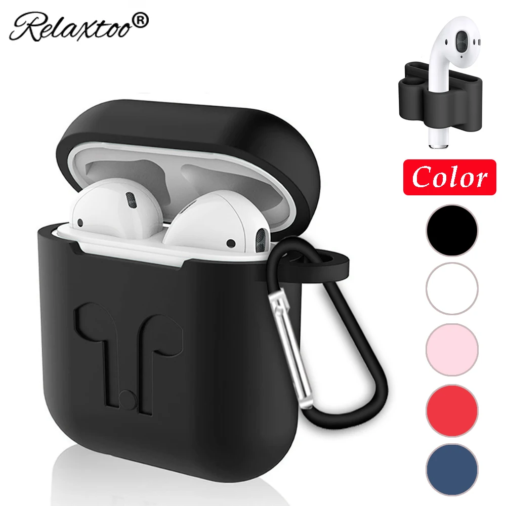 

Soft Silicone Bluetooth headphone accessories Protective Case For Apple Airpods Earphone Luxury cover for Airpods Air pods case
