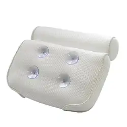 3D сетка спа нескользящая Мягкая Ванна СПА-подушка Ванна подголовник, подушка с присосками для шеи и спины для ванной