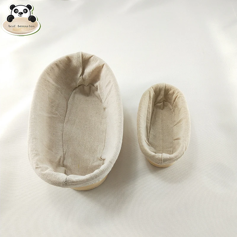 Best banneton Indonesia rattan Bread Pan Bakery Proofing Bread Proofing Basket For Dough Bakery Tools Box Oval