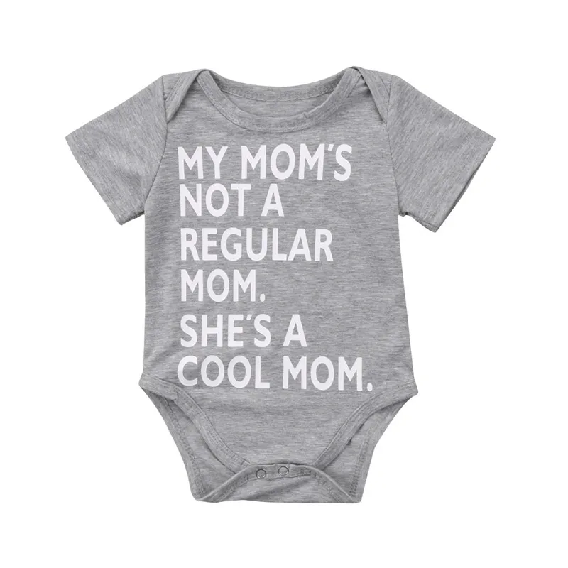 

Summer Casual Newborn Infant Baby Boy Bodysuit Cotton Letter Leotard Bebe Body Tops Baby Clothing