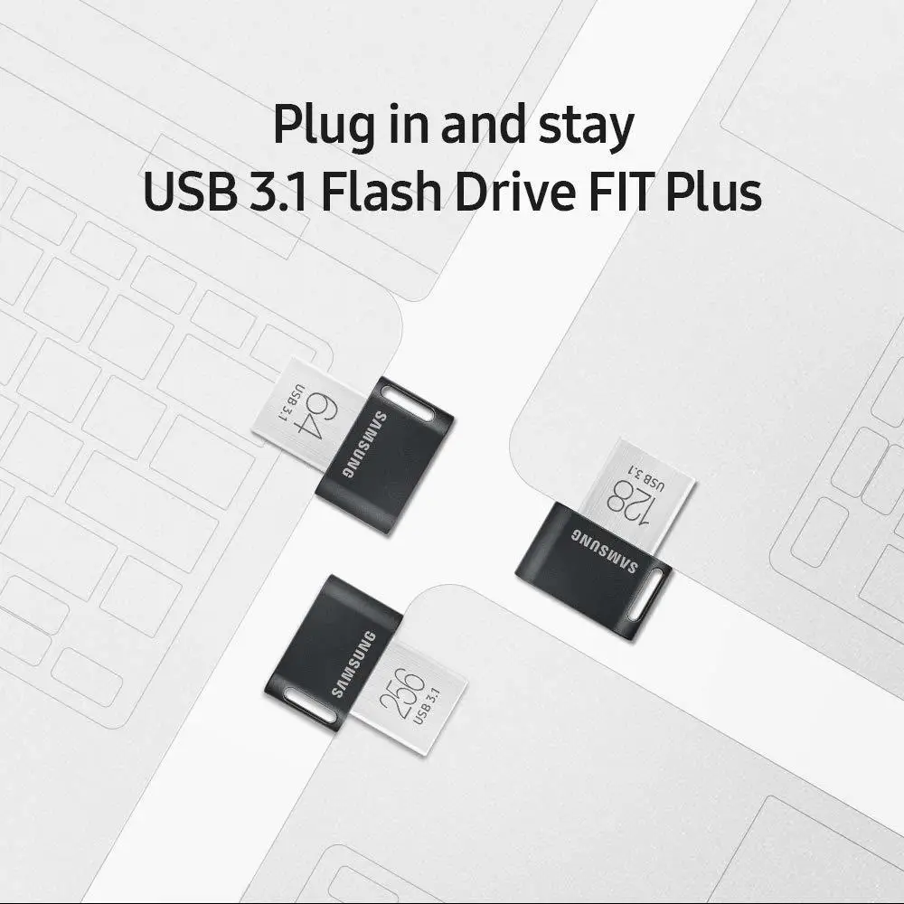 Tanie Usb 3.1 Samsung pamięć Usb Pendrive 256gb 128gb Flash Usb 32gb 64gb metalowa mini Pendrive pamięć przenośna Fit Plus (usb3.1)