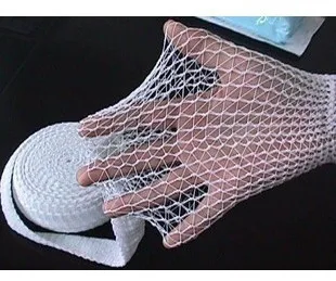 1pcs 1# 1box 5meter medical elastic mesh bandage children's head Grid caps Pet veterinary leaking fish nets tape