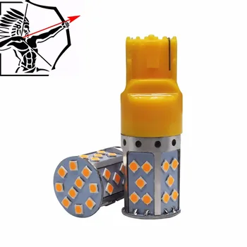 

2 pcs * T20 7440 W21W WY21W LED Canbus Error free S25 3030 35SMD High Brightness 2100lm Auto Brake Reverse Lamp DRL Rear Turning