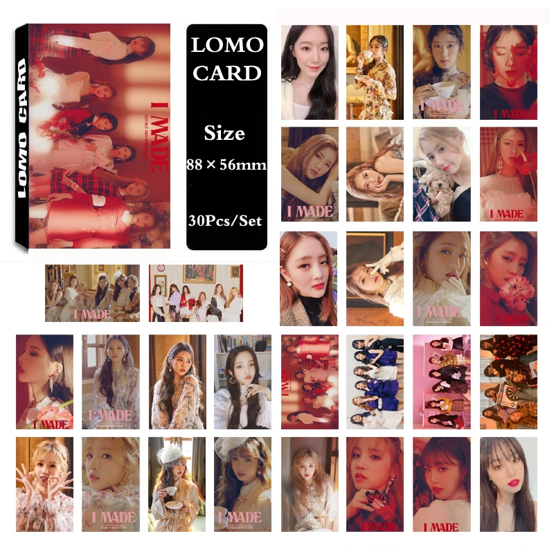Lomo Card Kpop (g) i-dle G-idle Gidle Album I Made Senorita самодельный бумажный постер для фотосъемки |