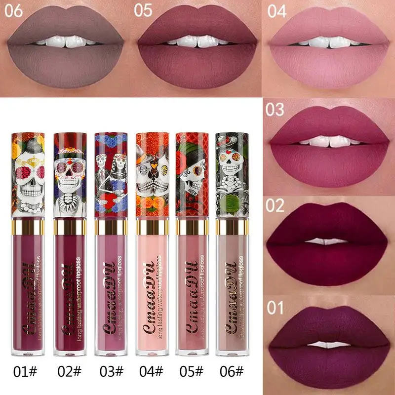

1 Pcs Makeup Matte Liquid Lipstick Waterproof Long Lasting Non-Stick Lip Gloss Makeup Beauty Red Lip Tint Cosmetics