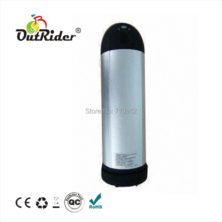 

36V 8Ah Kettle/Bottle Lithium Battery with 2A Charger CE, UL Approved, Easy Electric Bike DIY OR02A2