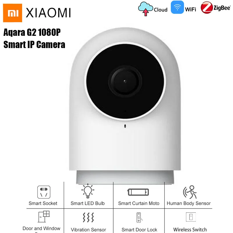 

Aqara G2 Smart IP Camera 1080P Baby Monitor Gateway Night Vision Zigbee Wifi Alarm Home Security Surveillance Camera