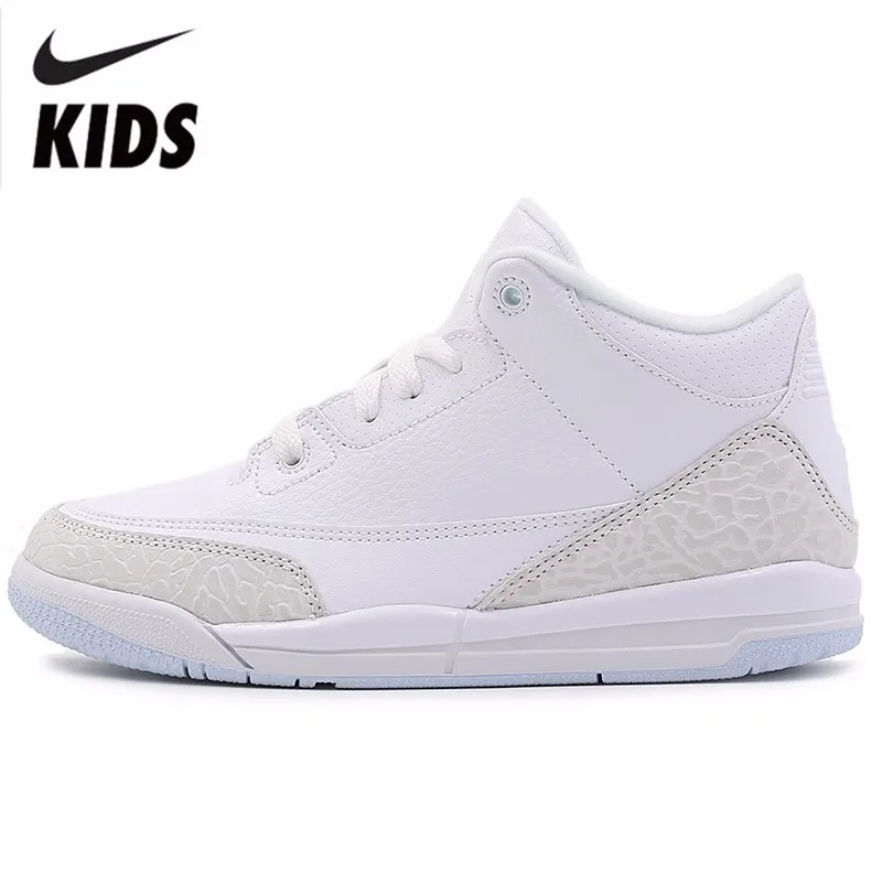

Nike Kids Jordan 3 Retro New Arrival Original Breathable Shoes 2018 Winter New Pattern Basketball Sneakers #429487