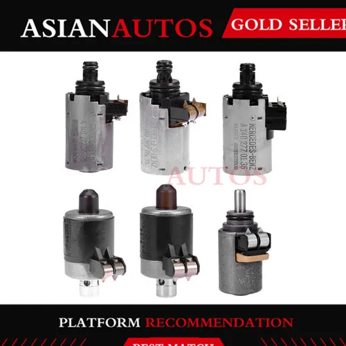

722.6 Solenoids Set 6 Pcs for Mercedes Benz 5-SPEED Automatic Transmission