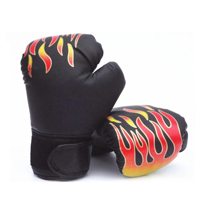 

Children Boxing Gloves Karate U f c Guantes Boxeo Boxe Boxing Equipment Flame Boxing Set