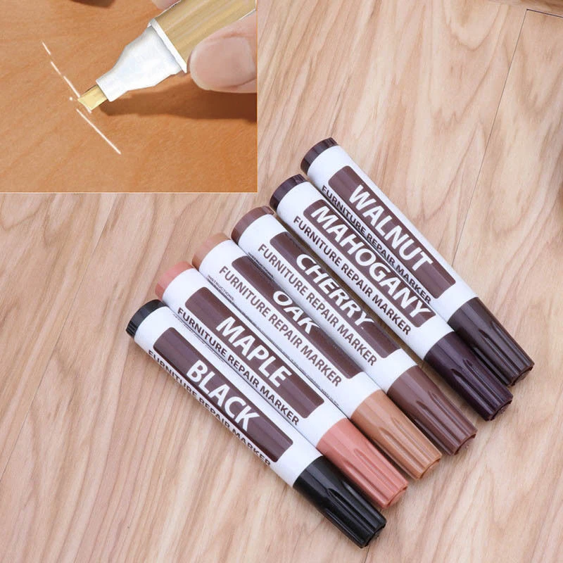 

Kit Furniture Wax Filler Scratch Fix Wood Repair Marker Pen Touch Up Remover