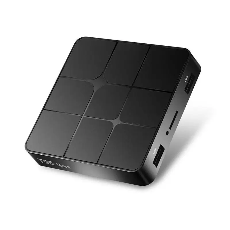 

ALLOYSEED Smart TV Receivers Set Top Box T96 Mars Android 7.1 Smart TV Box 1GB/8GB Amlogic S905W Quad Core H.265 BT2.1 4K 3D