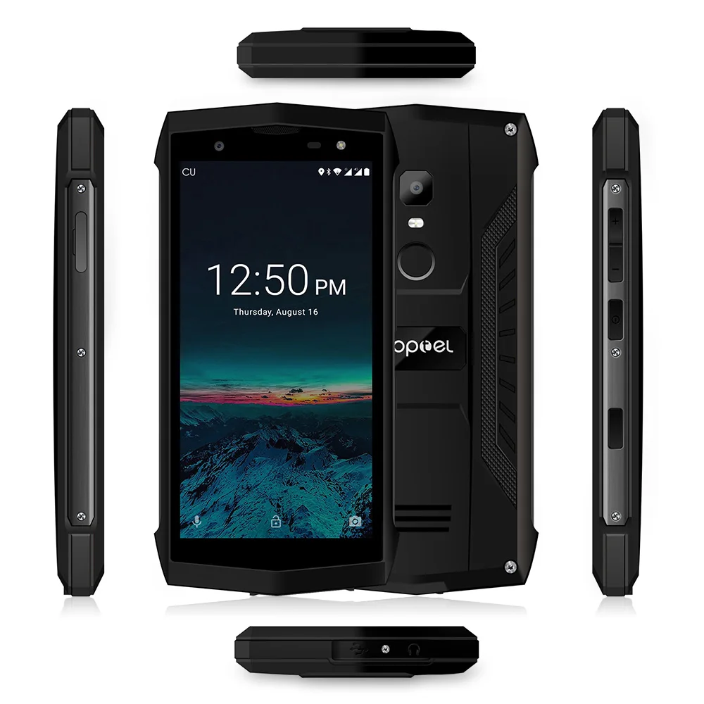 Poptel P8 IP68 смартфон 5 0 &quotAndroid 8 1 4 ядра 2 ГБ Оперативная память 16 Встроенная 8.0MP камера