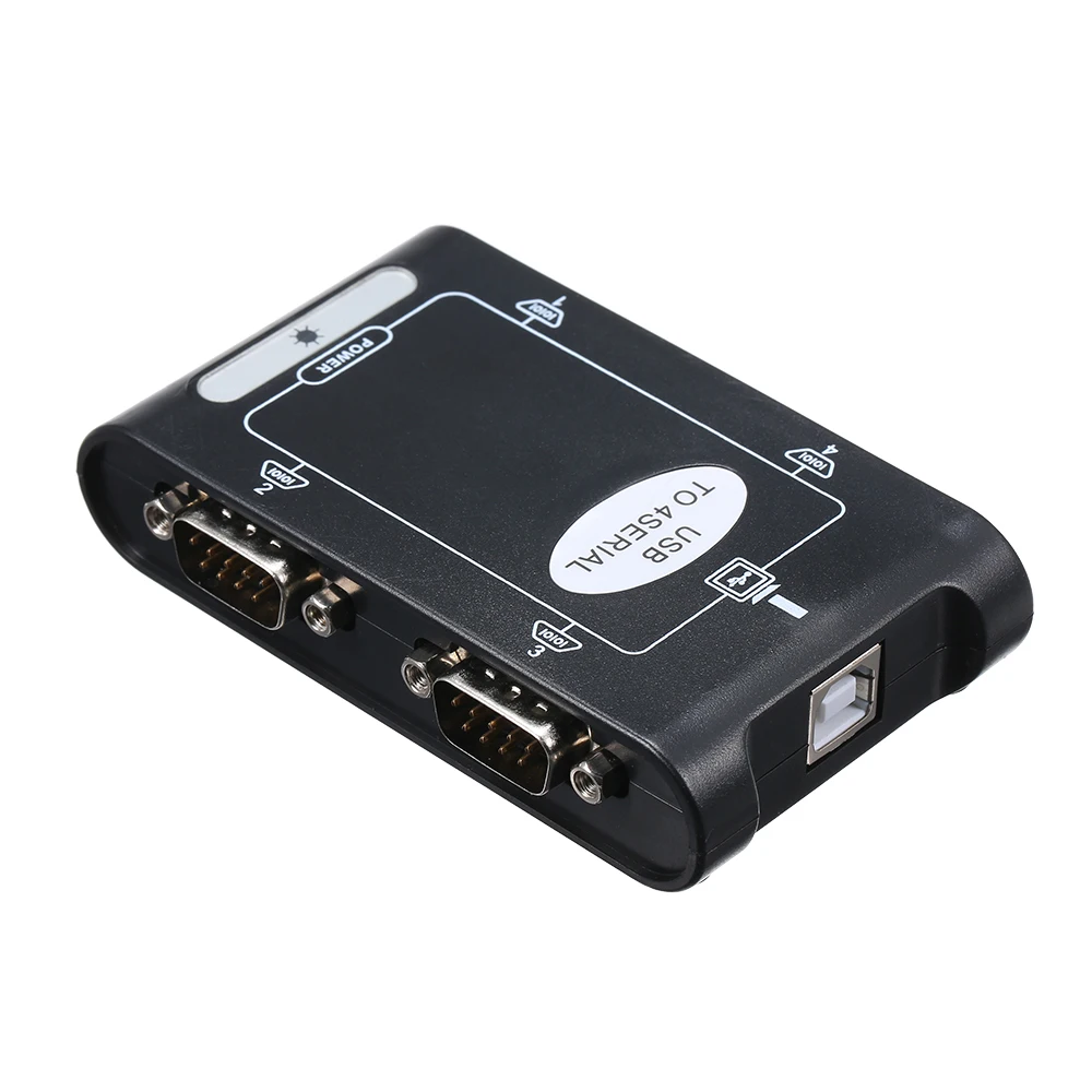 Высококачественный адаптер USB на RS232 с 4 портами COM 9 контактный 2 0 порта серийный