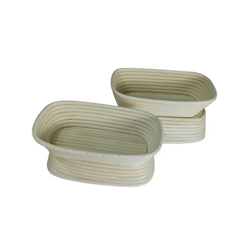 

Rattan wicker bread proofing basket for baking / eco- friendly rattan banneton bowls in the kitchen