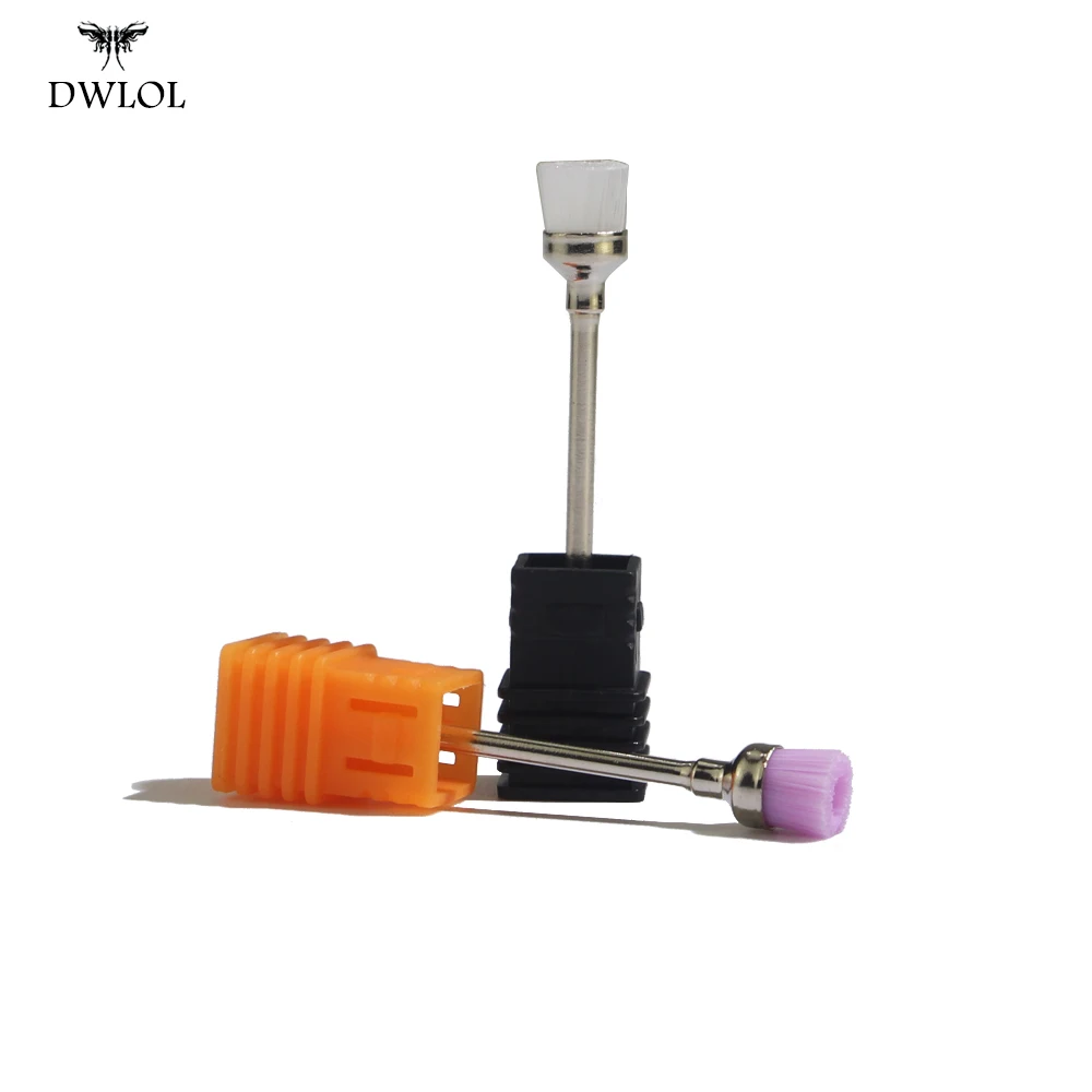 

1Pc Nail Drill Brush Electric 3/32'' Machine Files Nail Art Drill Bit Cleaning Manicure Drills Accessories